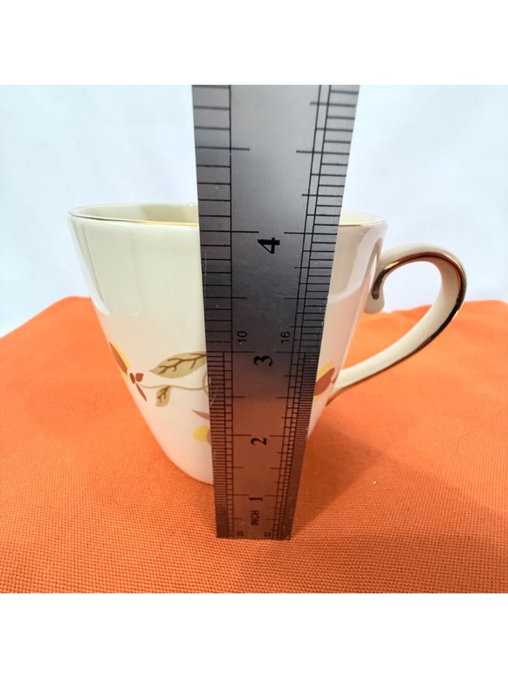 Hall Autumn Leaf 12oz Coffee Mug 2 Limited Edition China Specialties New - Picture 14 of 14